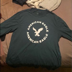 Green American Eagle Long Sleeve